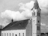 Igreja Matriz Bom Jesus da Coluna em sua primeira estrtura, quando só tinha a torre principal