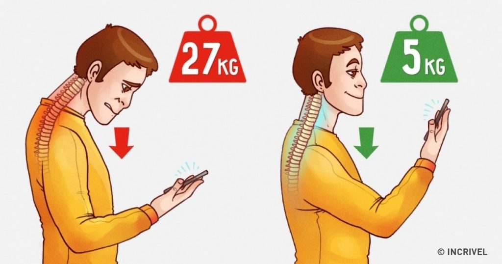 Cuide Da Postura Ao Usar O Celular Click Riomafra