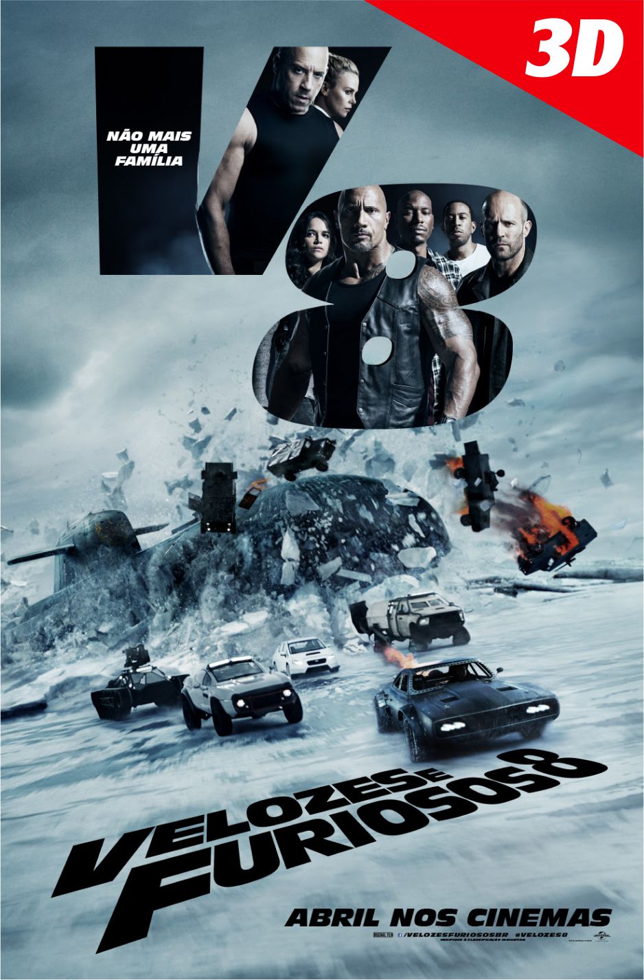 Cine Spot Blog: Poster Especial de Velocidade Furiosa 8