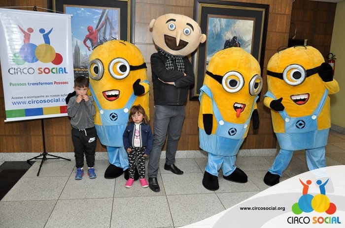 Minions e o Gru estarao no Cineplus Emacite para tirar fotos com o publico