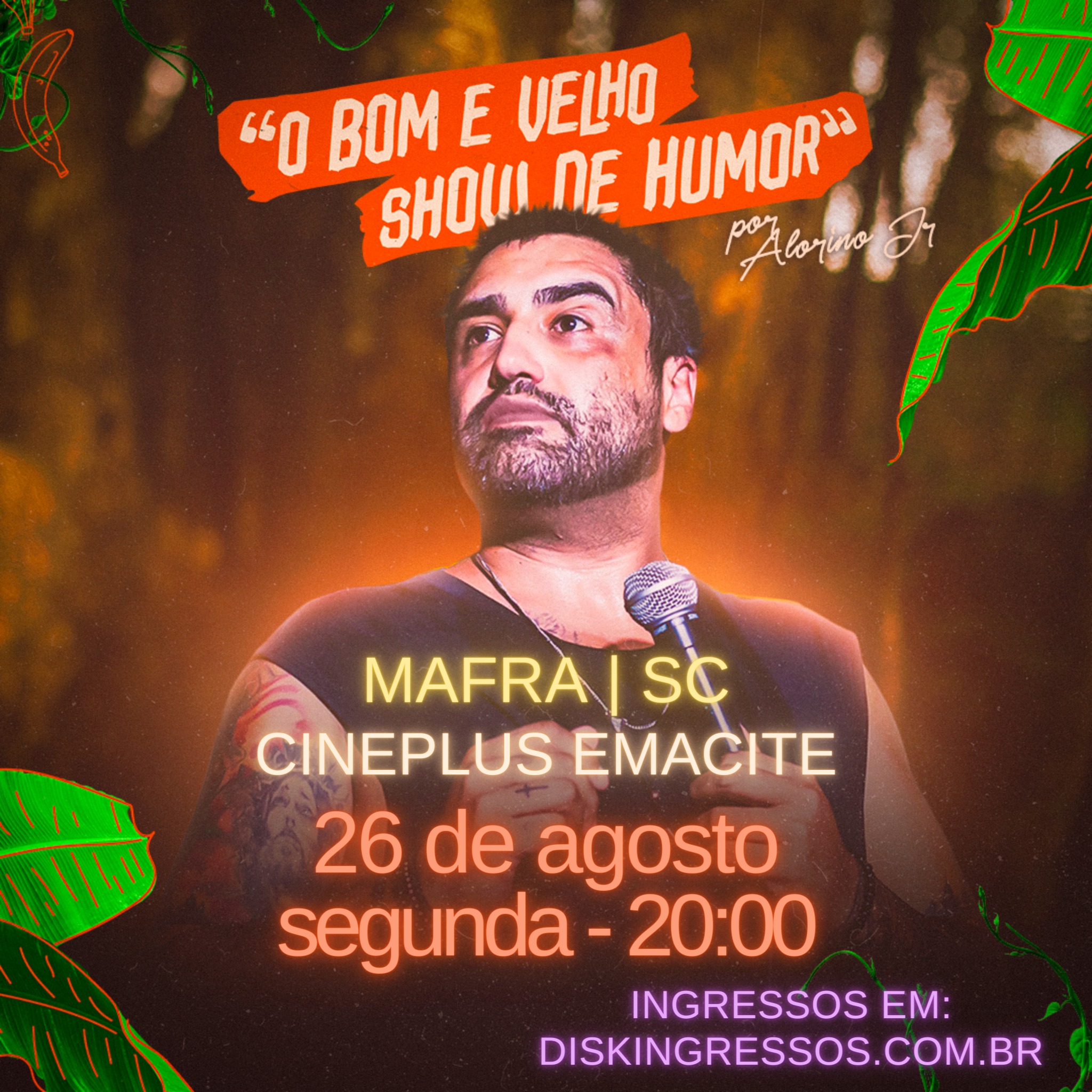 Show de stand-up comedy com Alorino Jr no Cineplus Emacite (1)