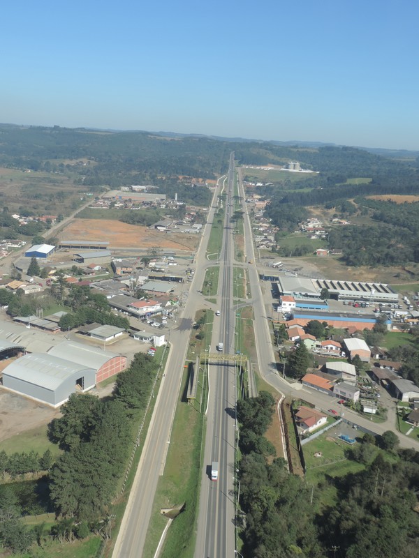 Mafra tem desvio na BR-116 para término de obras