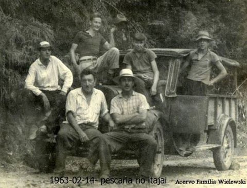 Itaiópolis de Antigamente Pescaria no rio Itajaí