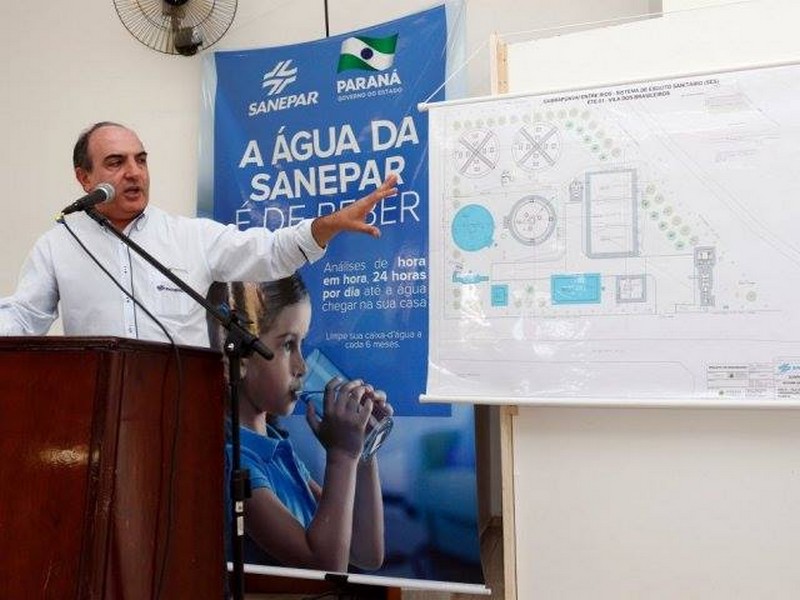 Sanepar divulga abertura de Licitação do Sistema de Esgotos Sanitários de Campo do Tenente