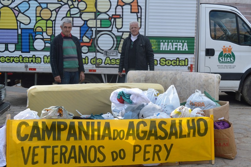 Campanha de Agasalhos é realizada pela Sociedade Desportiva e Recreativa Veterano do Pery