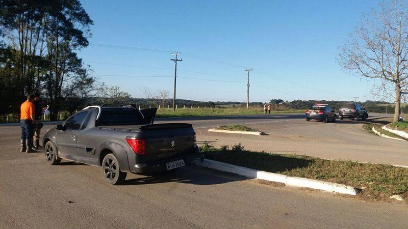 Acidente de trânsito na BR 280 em Mafra