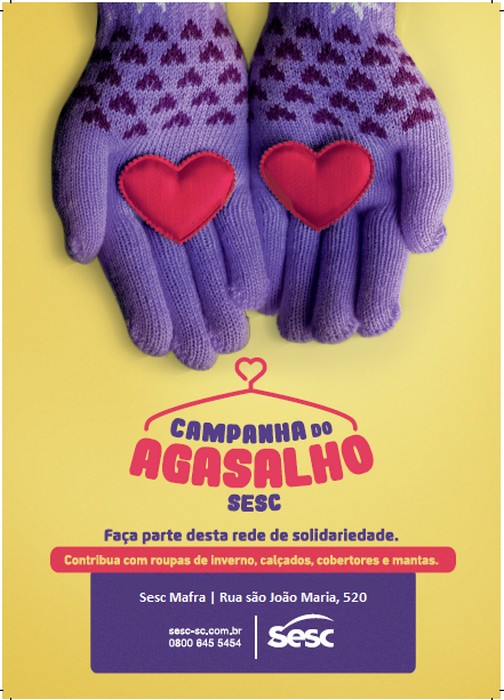 Colabore com a Campanha do Agasalho Sesc