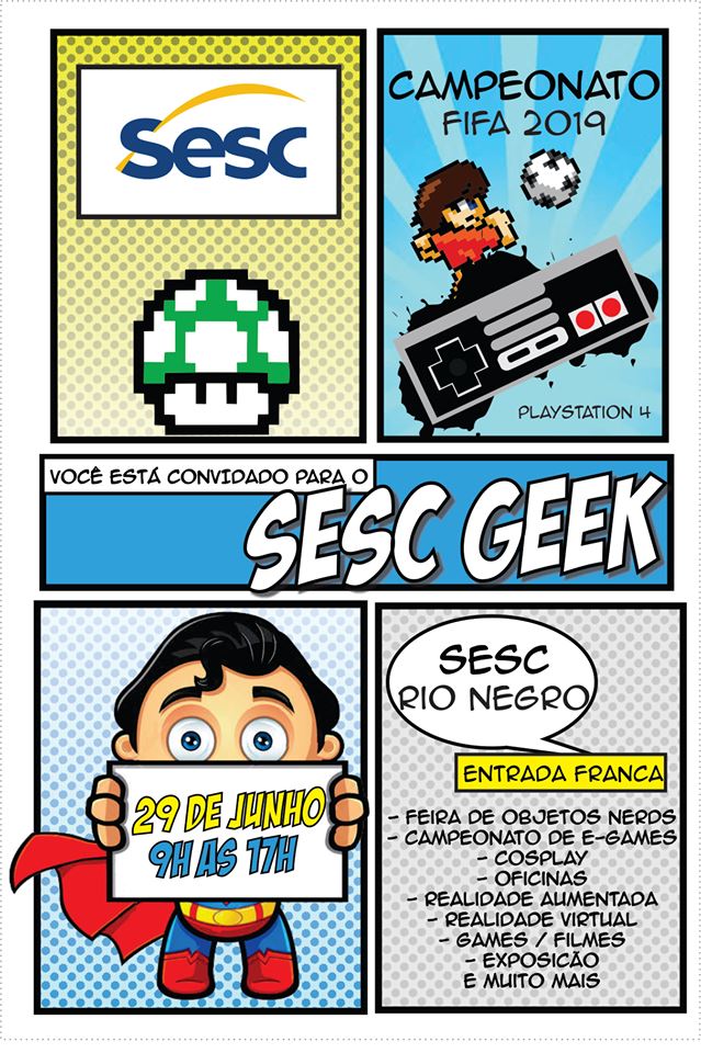 Baixada Geek 1° Edição NILÓPOLIS em Nilópolis - Sympla