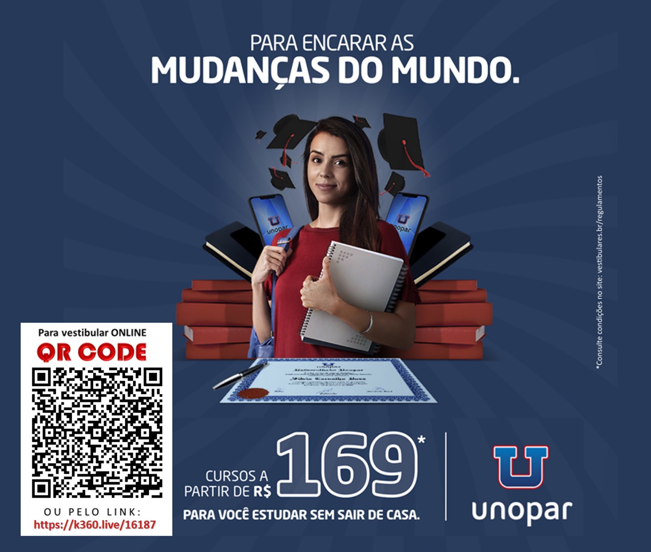 Unopar: Abertas as inscrições para o Vestibular do 2º semestre